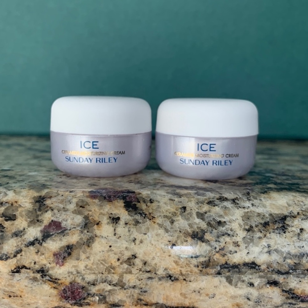 ⚜️3/$15 New Sunday Riley ICE ceramide moisturizing cream minis set